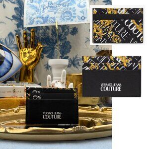 🆕 VERSACE JEANS COUTURE 🧿 NWOT Garland Credit Card Holder